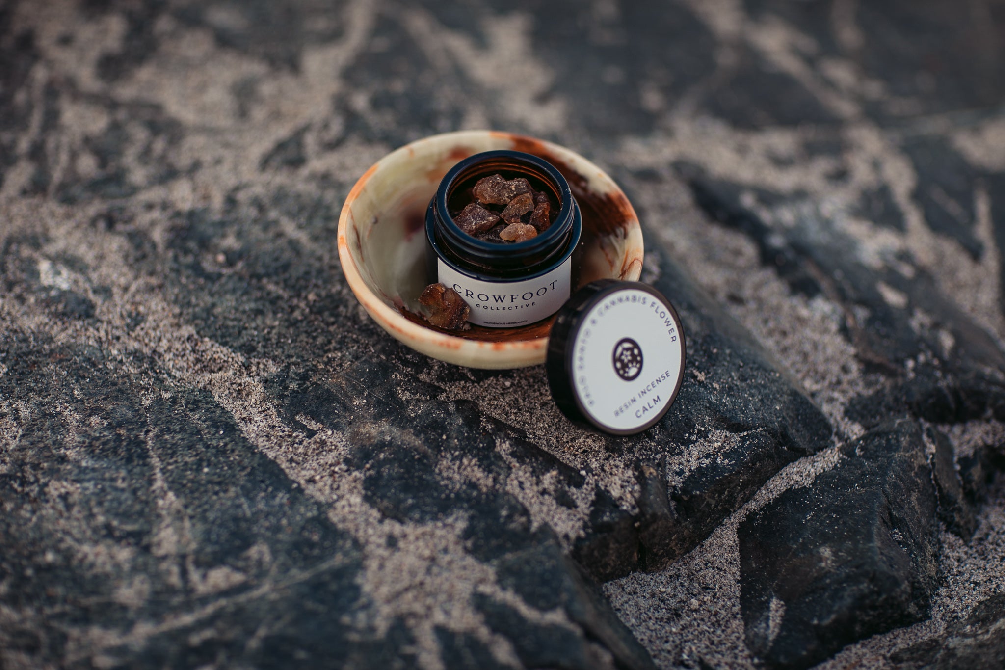 Charging and Smoke Cleansing Bowl - Rainbow Onyx