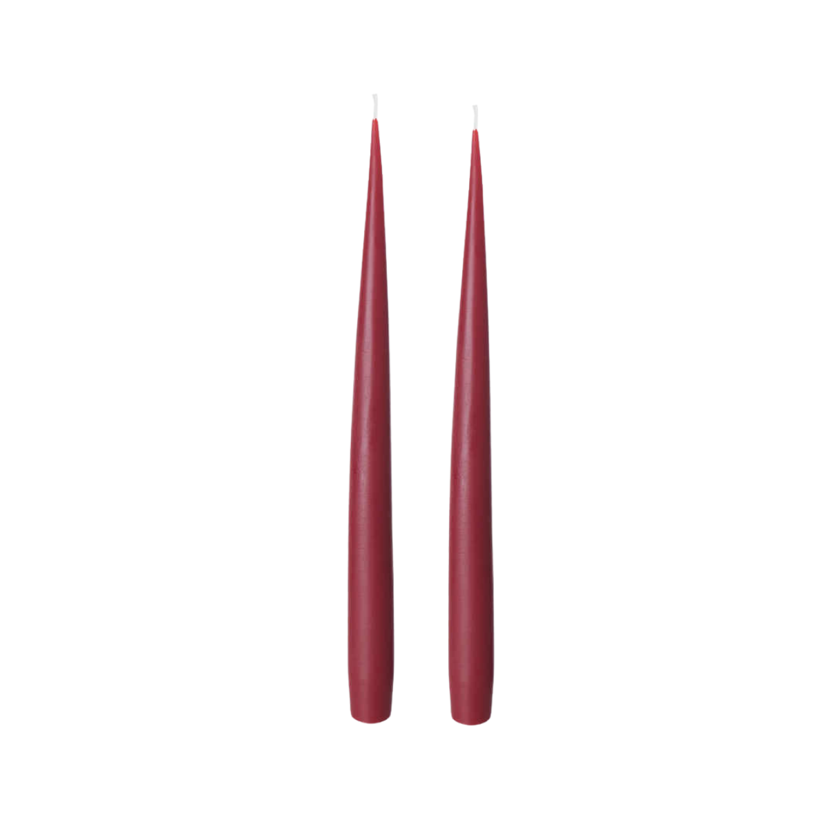 Cranberry - Beeswax Taper Candles