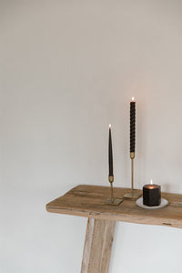 Oxblood - Beeswax Spiral Taper Candles