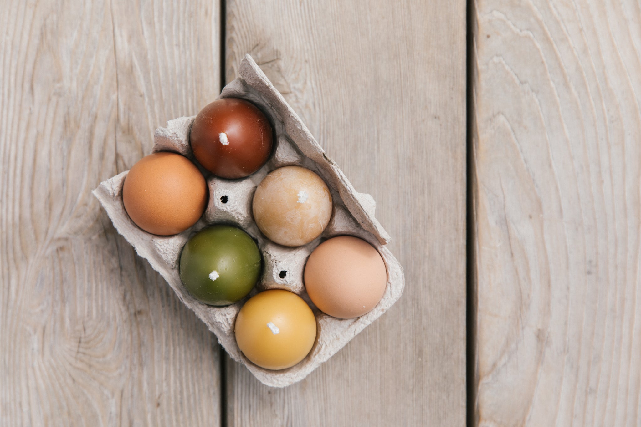 Farm Fresh Egg Candles - Half Dozen