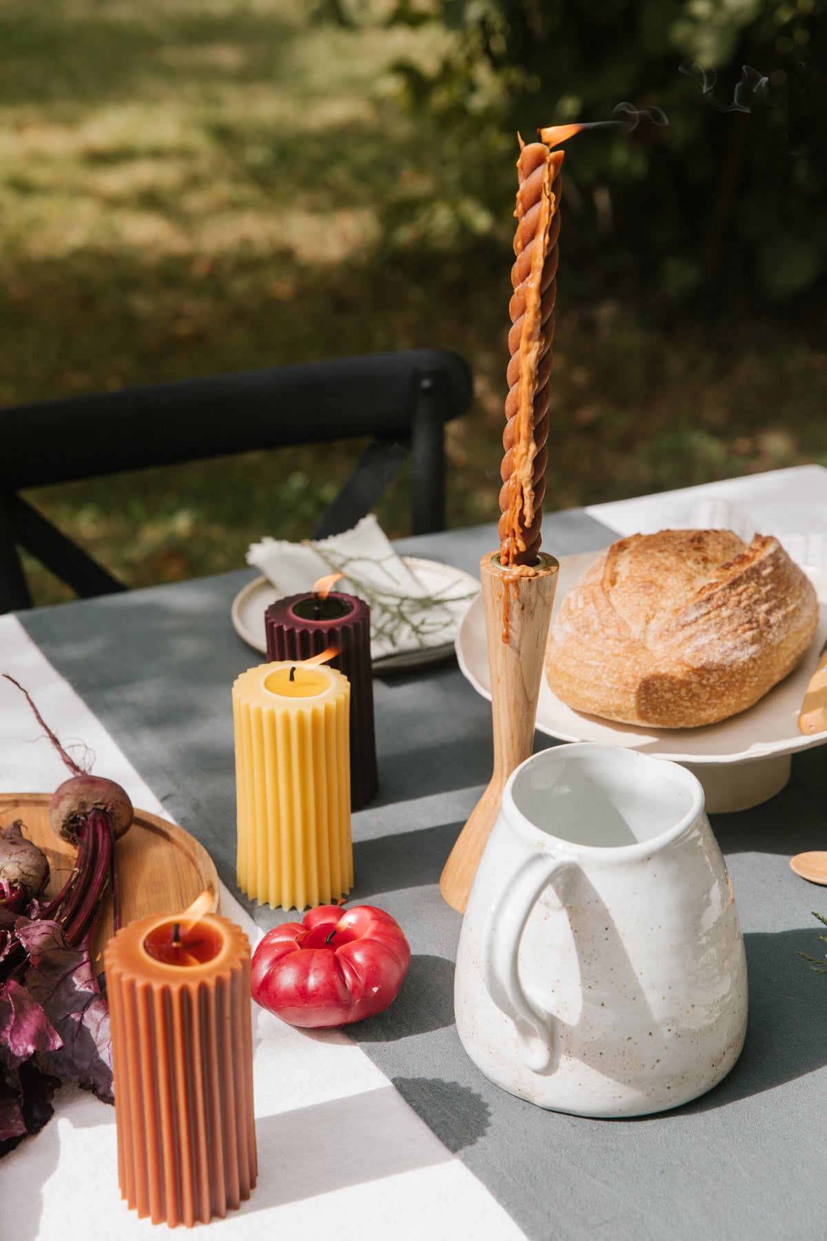 Treacle - Beeswax Spiral Taper Candles