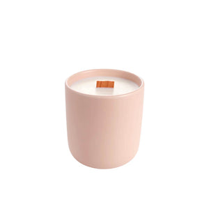 Dusty Rose Ceramic Candle