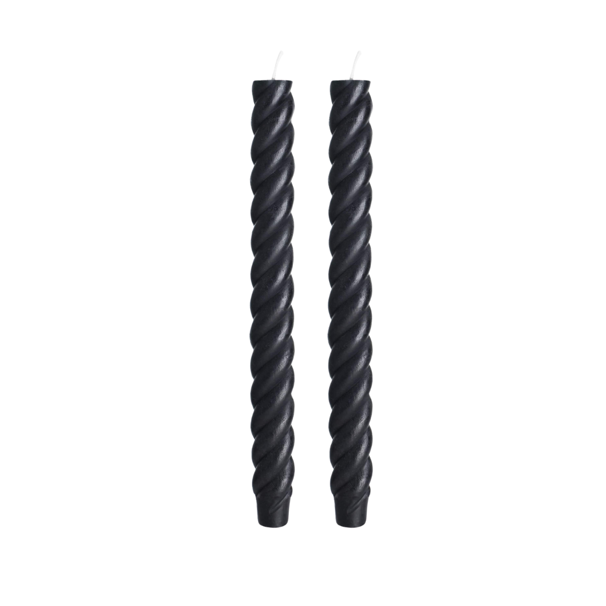 Night - Beeswax Spiral Taper Candles