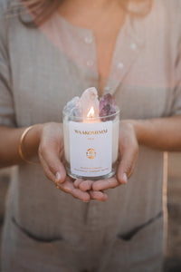 Special Listing - Sky Beings Crystal Candle