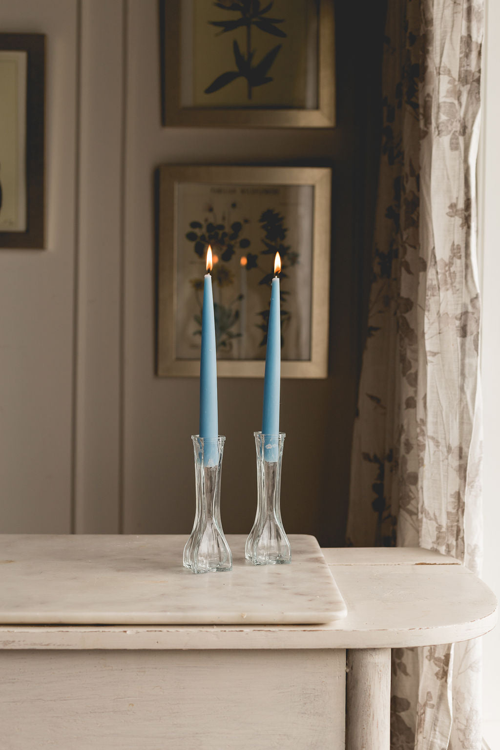 Bluebell - Beeswax Taper Candles