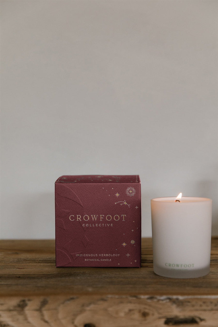 Gather candle with holiday box