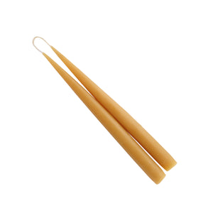 Natural - Beeswax Taper Candles