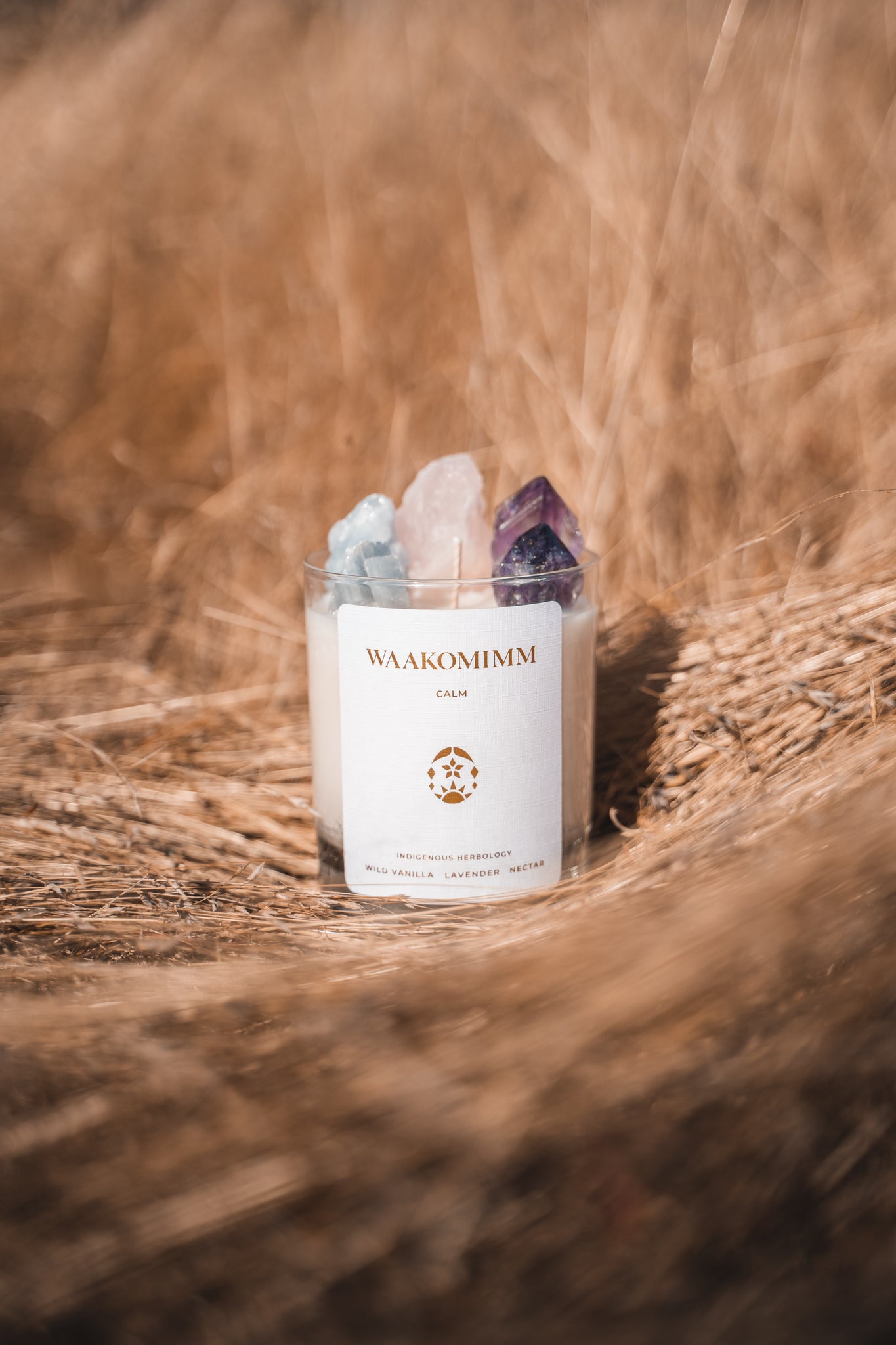 WAAKOMIMM - Calm - Crystal Candle