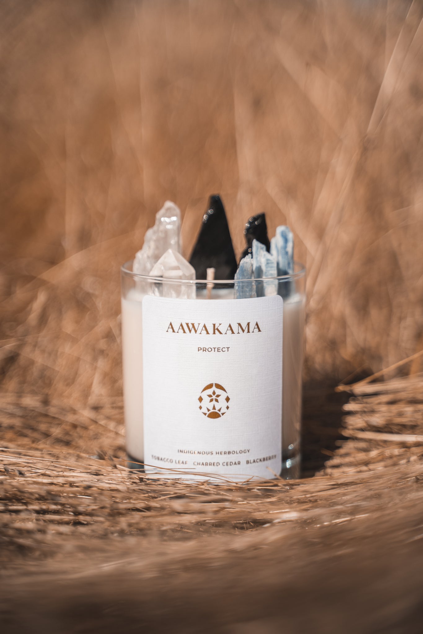 AAWAKAMA - Protect - Crystal Candle