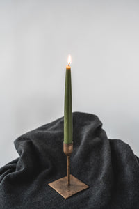 Sage Green - Beeswax Taper Candles