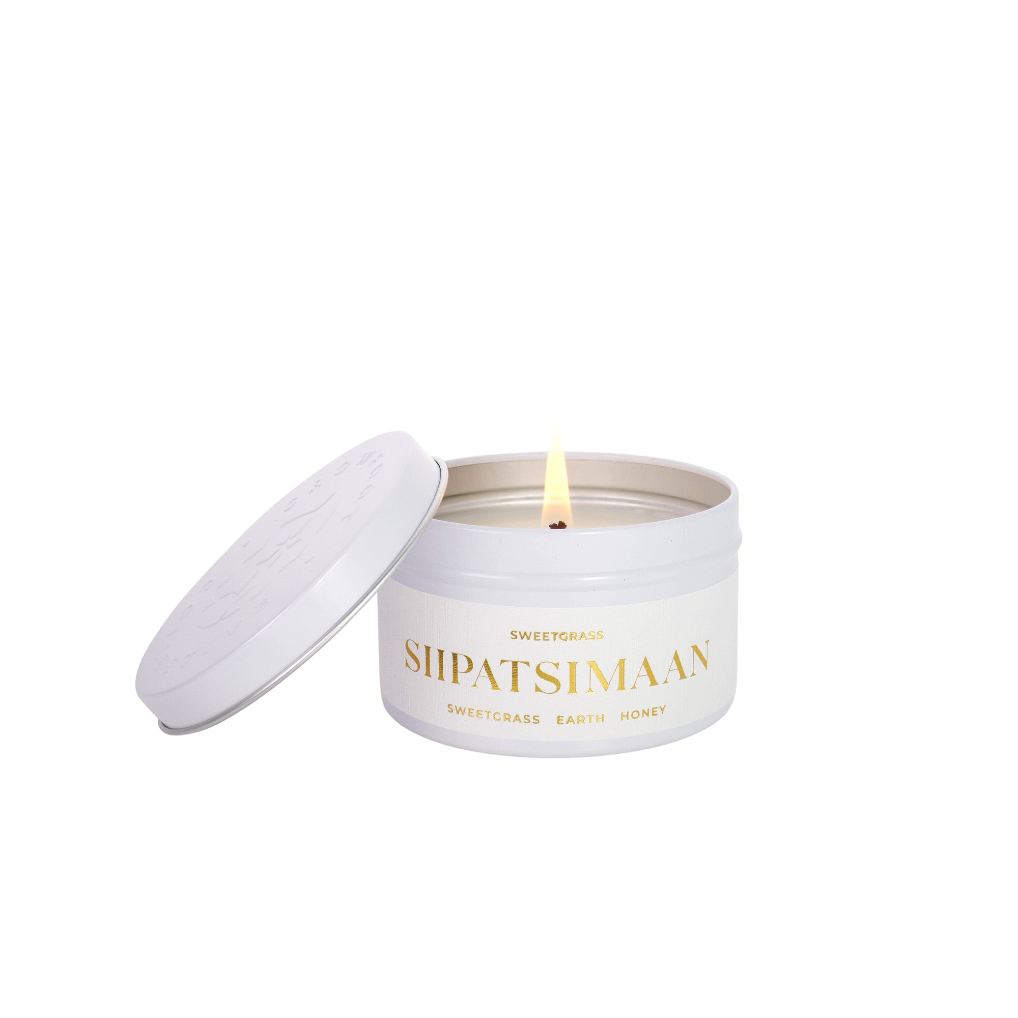 SIIPATSIMAAN - Sweetgrass - Tin Candle